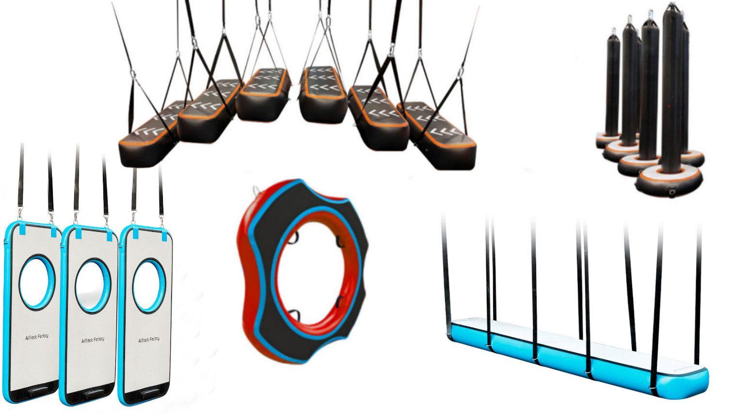 Ninja - Individuell - luftgefüllte Hindernisse / Obstacles für den Ninja-Sport - original AirTrack Factory