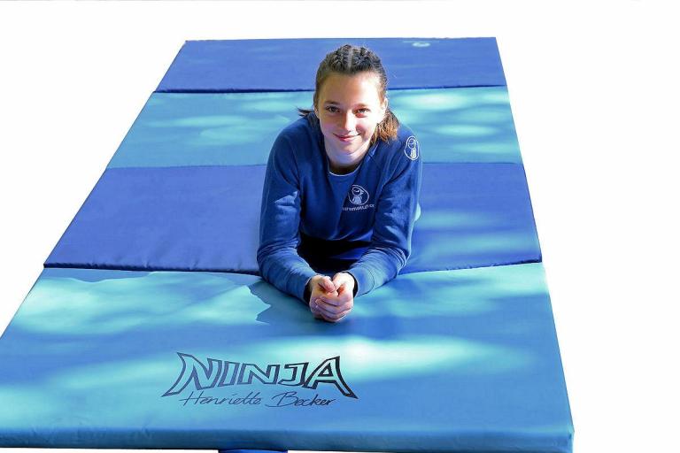 Faltmatte-Henriette - 4-teilige Faltmatte mit einer extra Breite von 120 cm