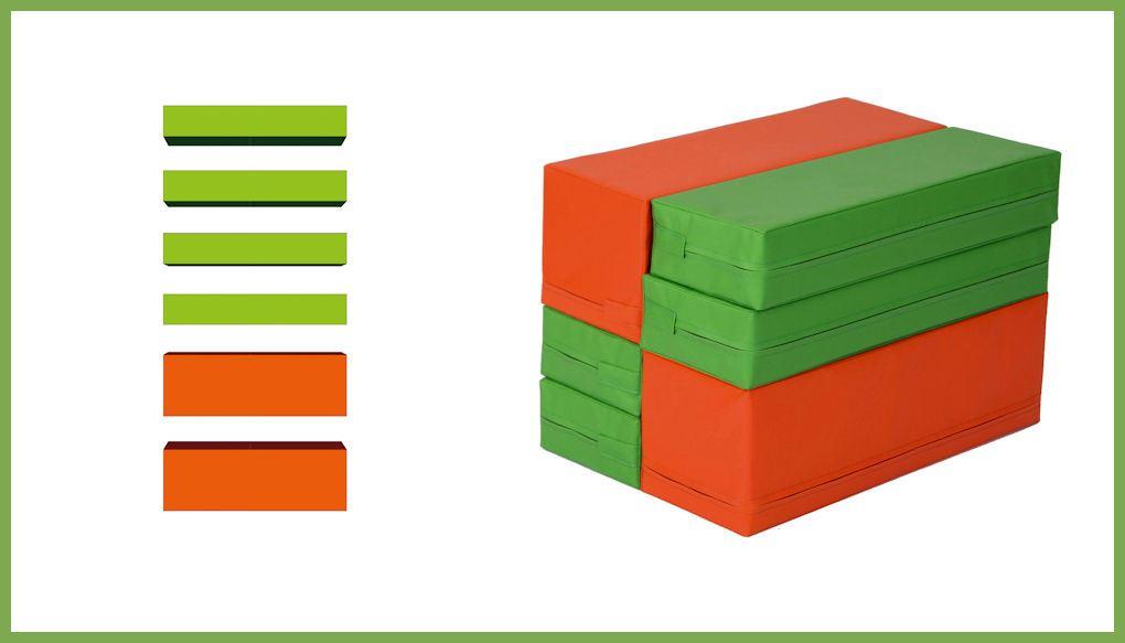 Bausteinsatz-Mirja - Großbausteine Mini für Kleinkinder bis 2 Jahre