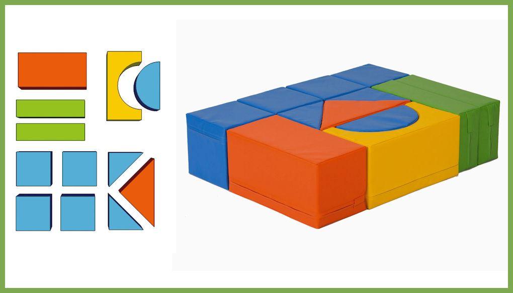 Bausteinsatz-Kalle-Mini - Großbausteine Mini für Kleinkinder bis 2 Jahre