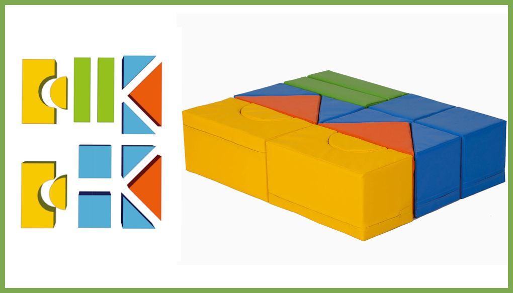 Bausteinsatz-Hannah-Bänfer - Großbausteine Mini für Kleinkinder bis 2 Jahre