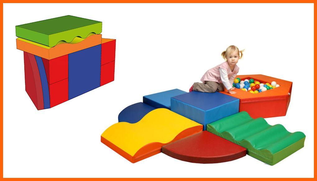 Bausteinsatz-Frieda-Bänfer - Großbausteine Medi werden empfohlen für Kinder zwischen 2 und 4 Jahren