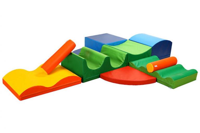 Bausteinsatz-Nina - Großbausteine Medi werden empfohlen für Kinder zwischen 2 und 4 Jahren