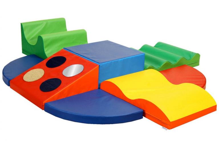 Bausteinsatz-Ruben-Medi - Großbausteine Medi werden empfohlen für Kinder zwischen 2 und 4 Jahren