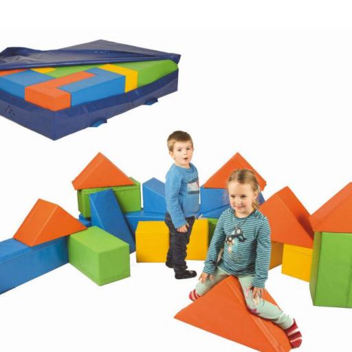 Bausteinsatz-Conny - Großbausteine Medi werden empfohlen für Kinder zwischen 2 und 4 Jahren