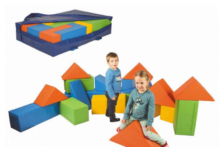 Bausteinsatz-Conny - Großbausteine Medi werden empfohlen für Kinder zwischen 2 und 4 Jahren