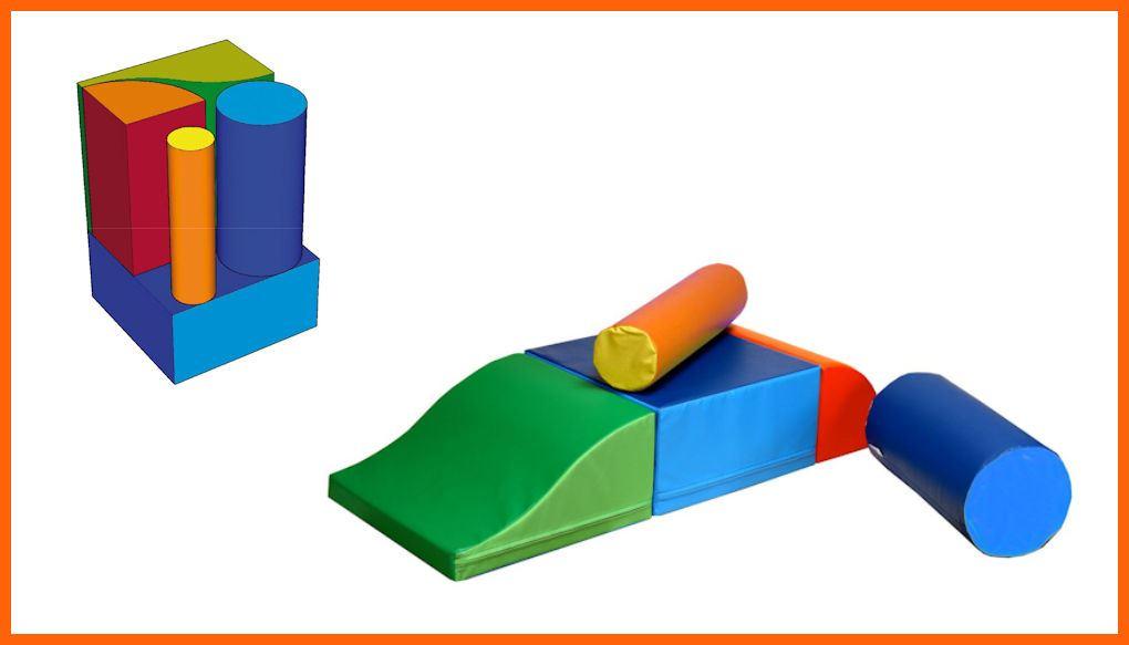 Bausteinsatz-Fritze-Medi-Bänfer - Großbausteine Medi werden empfohlen für Kinder zwischen 2 und 4 Jahren