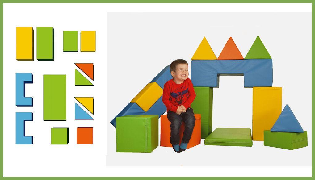 Bausteine - Finja - Bausteinsatz - die Großbausteine MAXI für Kinder ab 4 Jahren sind die am meisten verbreiteten Baumodule