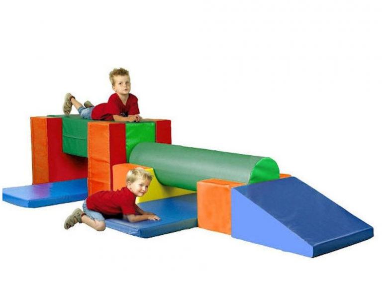 Bausteinsatz-Felix-Maxi - die Großbausteine MAXI für Kinder ab 4 Jahren sind die am meisten verbreiteten Baumodule