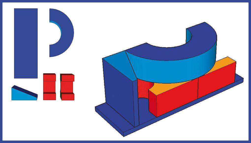 Bausteinsatz-Ronja-Bänfer - die Großbausteine MAXI für Kinder ab 4 Jahren sind die am meisten verbreiteten Baumodule