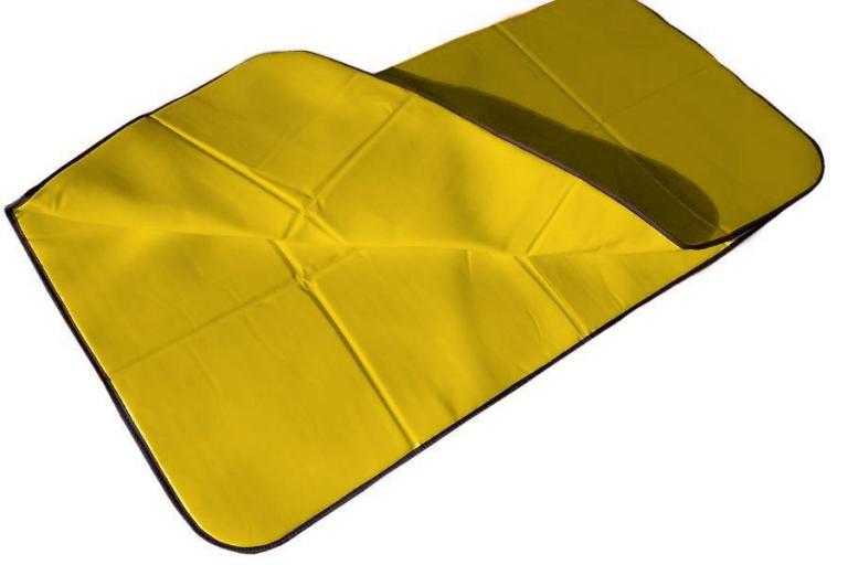 Babymatte Krabbelmatte in gelb - der ideale Untergrund für die Kleinen