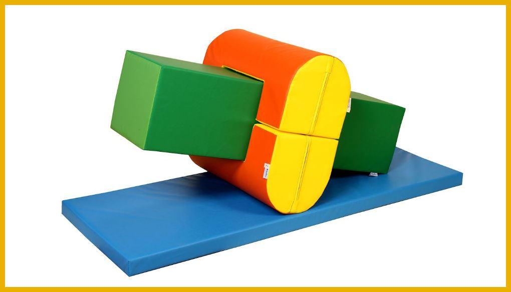 Baumodul-Alex-Bausteinsatz - die Großbausteine MAXI für Kinder ab 4 Jahren sind die am meisten verbreiteten Baumodule