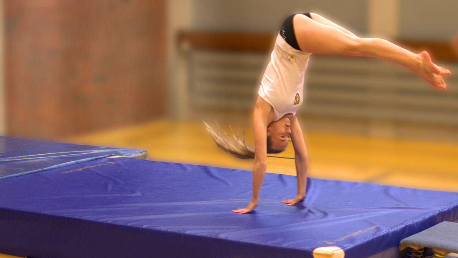 Weichbodenmatte beim Training im Turnverein