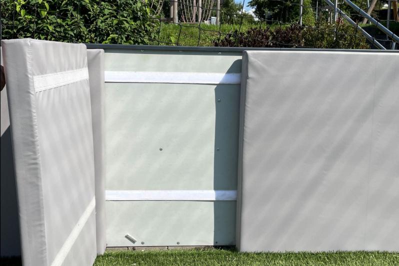 Prallschutzmatten-Klettverbindung - Sonderanfertigung nach Kundenvorgaben