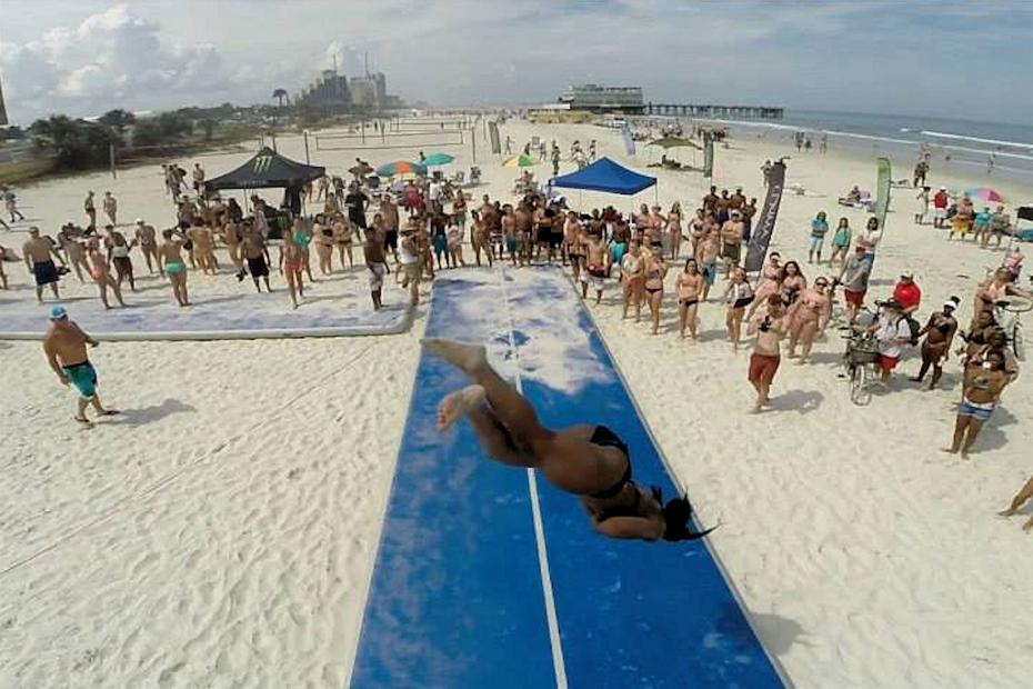 Air Track P3 - am Strand