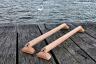 Handstandbarren Parallettes LONG gehen gerne auf Reisen: ob sportlicher Wettbewerb oder... Urlaub.