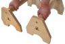 Handstandklötze Parallettes PROFI aus Holz - geringes Gewicht und angenehm in der Hand.