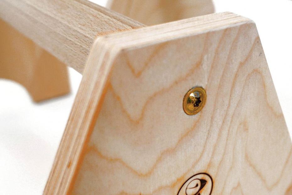 Extrem stabile Befestigung: Schraube, Holzleim, Formschluss