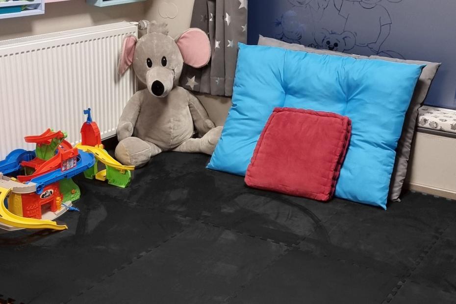 Steckmatten im Spielzimmer