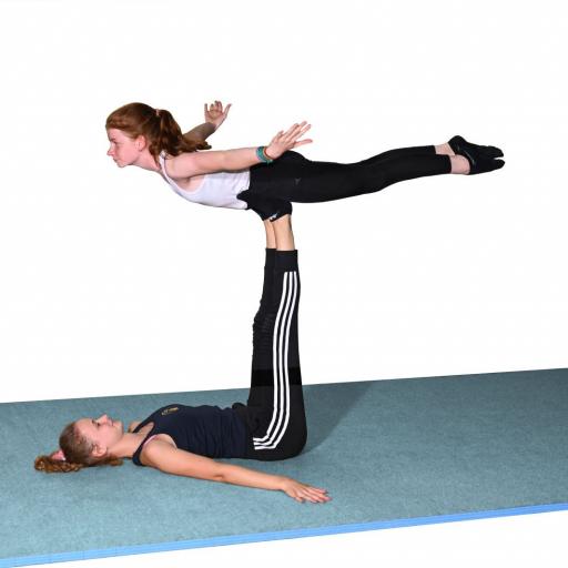 Bodenturnmatte in blau