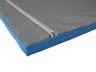 Leichtturnmatte-3cm-Antirutschboden-hellblau und Reißverschluss