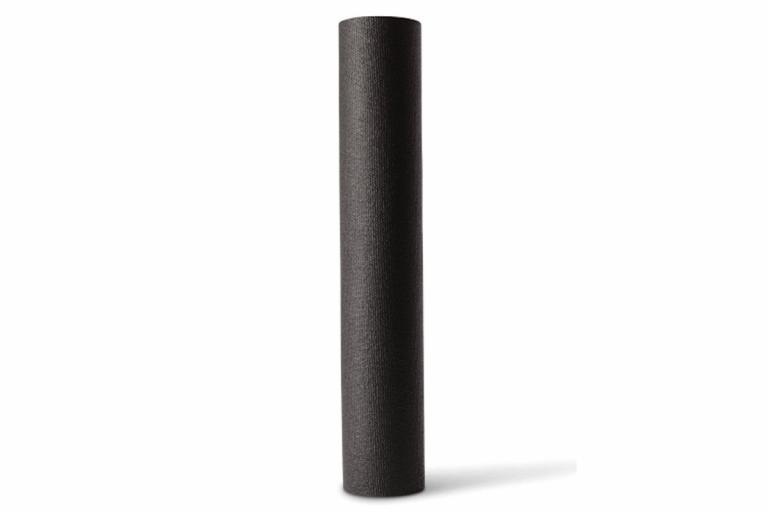 Yogamatte-Basic - aufgerollt - schwarz - überzeugt durch ihre hohen Dämpfungseigenschaften und Strapazierfähigkeit 