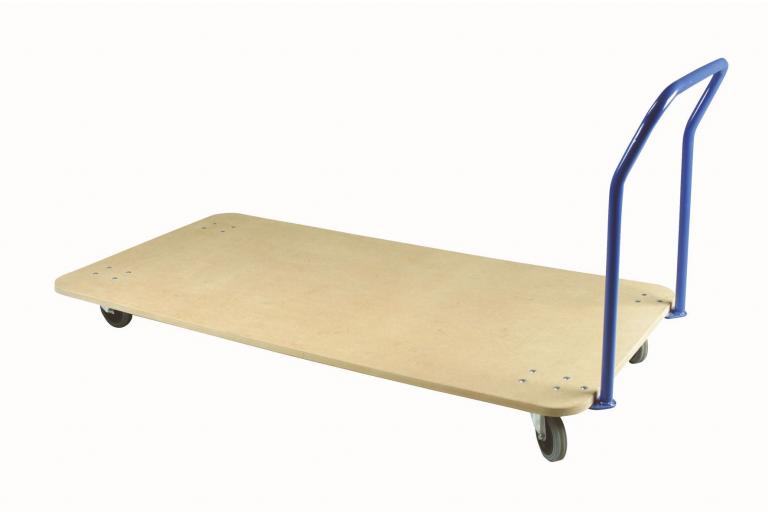 Für platzsparende Mattenaufbewahrung und schnellen Auf- und Abbau.